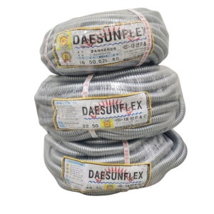 SF 16mm 후렉시블 전선관 주름관 금속 전선보호관 50M KS