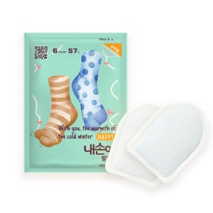 내손에 국내생산 군용 캠핑용 손난로 발난로 부착형 핫팩 25g x 2개 (60개입)