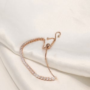벨라블랙 셀레스트 테니스 슬라이드 팔찌 Celeste Tennis Slider Bracelet sliver925