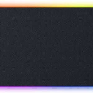 Razer Strider Chroma 게이밍 마우스패드 RGB 소프트 하드 매트 크로마 RGB 16.1L x 37W 인치