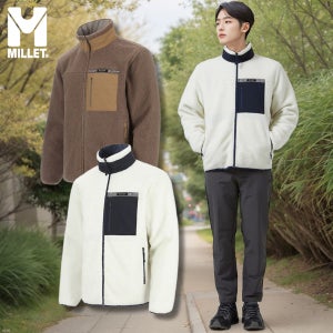 밀레 후리스 남자 자켓 리버서블 아웃도어 발수 플리스 재킷