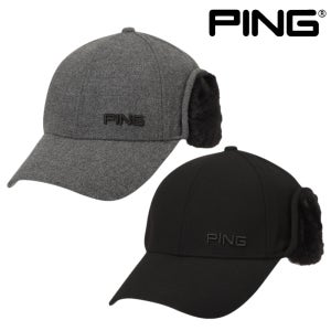 핑 골프웨어 남성 골프 모자 퍼귀달이 파크 로고 귀도리 방한 볼캡 PING E4CP001