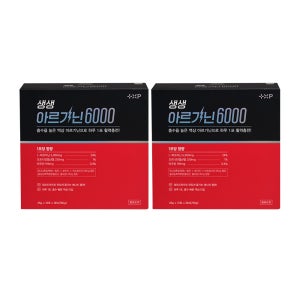 생생 아르기닌 6000 공항비타민 여행 피로회복 운동 후 근피로 필수품 30포, 2개