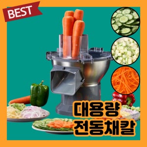 터프키친 강력한 야채 절단기 업소용 대용량 몬스터 전동채칼 양배추 슬라이서