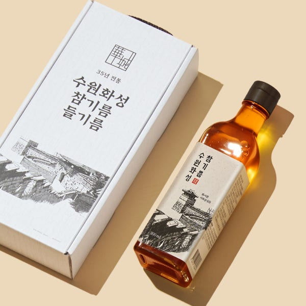 [국내제조] 통참깨 진한 참기름 저온압착 선물세트 답례품 300ml