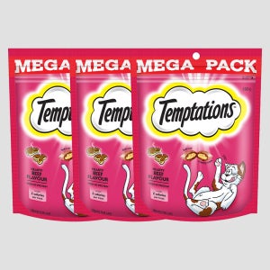 템테이션 메가팩 소고기, 180g, 3개