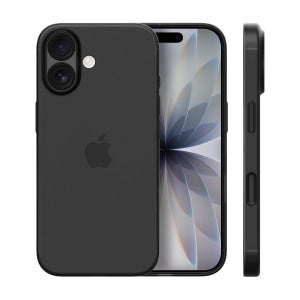 제트스킨 지문방지 나노슬림 생폰 케이스 반투명 매트 무광 블랙, 아이폰17