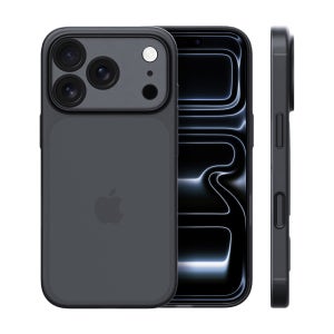 제트스킨 지문방지 나노슬림 생폰 케이스 반투명 매트 무광 블랙, 아이폰17 프로