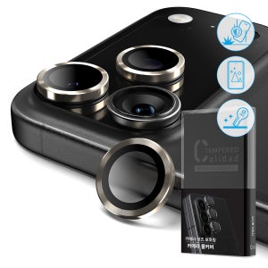 아이폰17 프로맥스 프로 DM 하이온 카메라 렌즈 풀커버 2세트 강화유리 액정보호필름