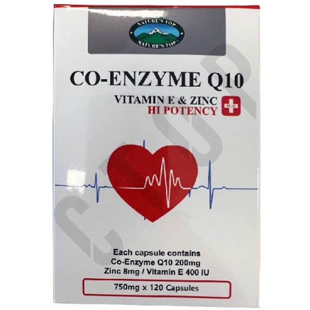 네이쳐스탑 코앤자임 코큐텐 CO ENZYME <b>Q10</b> 120캡슐