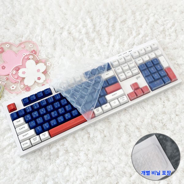 지클릭커 오피스프로 WK50 WMK50 OPK50 OPS60 키스킨 108키 키보드 덮개 실리콘 커버