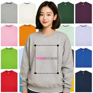 [인쇄비포함]주문제작 특양면 맨투맨 프린팅 소량주문 가게 단체티