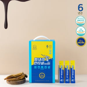 고려홍삼원 힘내라 안타삼 6년근 홍삼 스틱 농축액 10% 진세노사이드 10mg x 100포