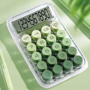 계산기 4컬러 회계 계산 재무 공인중개사 직장인 다용도 대형화면