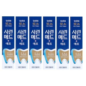 부광 시린메드 에프 치약 125g x 6개