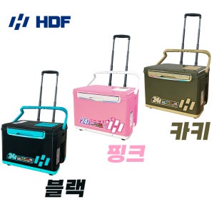 HDF 해동 25 카리스마 캐리 쿨러 24L 바퀴 낚시 아이스박스