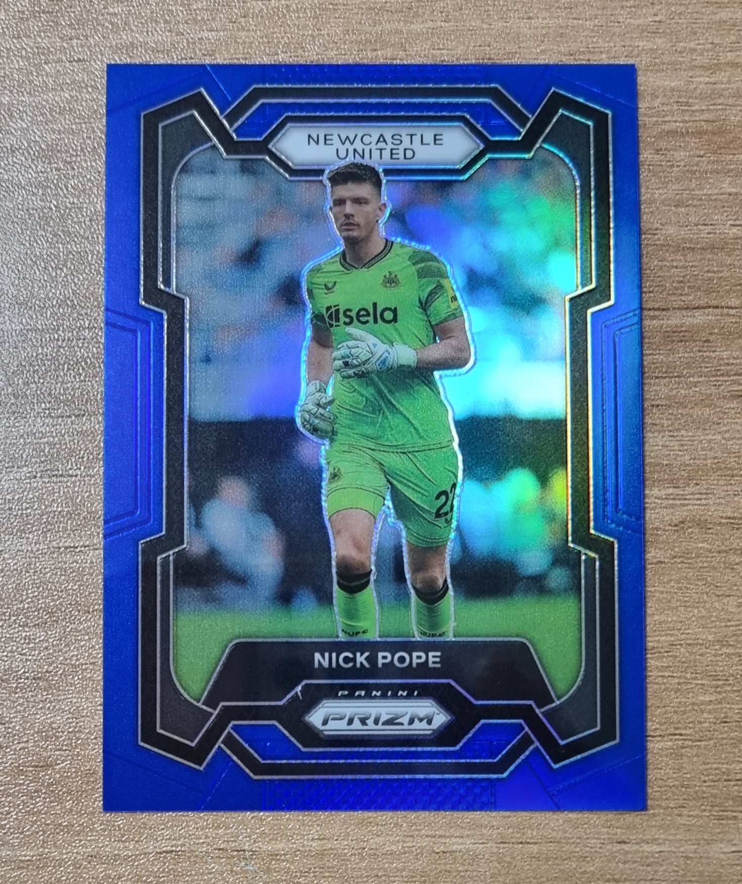 299한정판 닉 포프 2023-24 Panini Prizm Blue No-55 축구카드