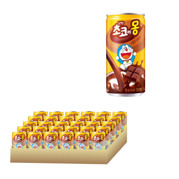 남양 초코에몽 초코우유 캔음료