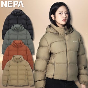 네파 안유진 숏패딩 구스 초경량 남녀공용 아웃도어 일상복 에어써밋 RDS 거위털 숏패딩
