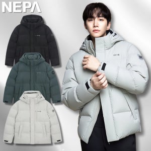 네파 이준호 숏패딩 덕 다운 남녀공용 사이폰 한겨울 경량 보온 RDS 아웃도어 숏패딩