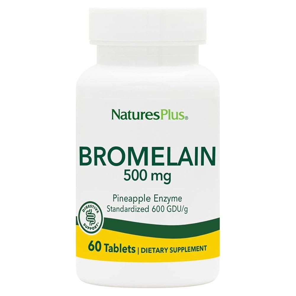 네이쳐스 플러스 Bromelain <b>소화</b>건강 파인애플 추출물 브로멜라인 500mg 60 정