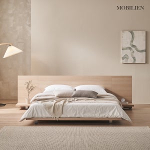 모빌리엔 엘리아 호텔침대 저상형 평상형 침대 프레임 LK(라지킹), 내추럴