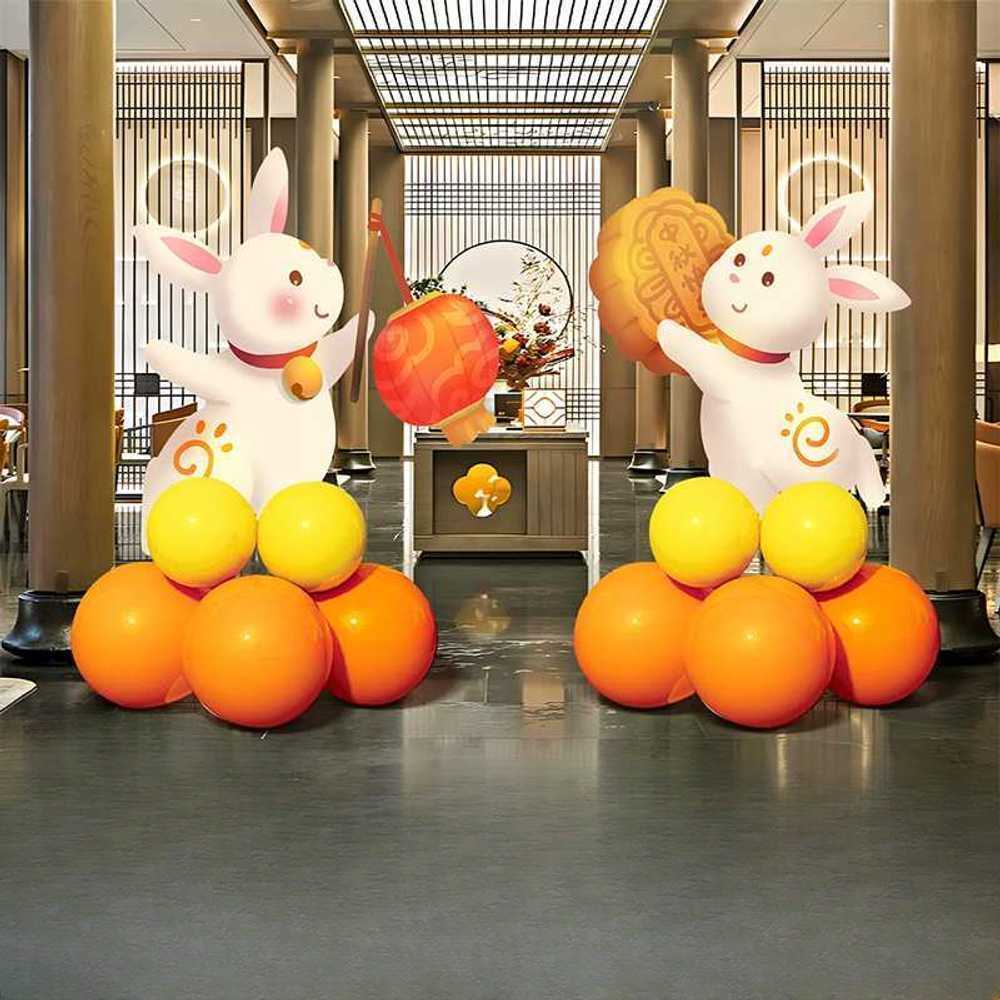 추석포토존 토끼 설날 가을환경구성 가을 제작 한가위 유치원 매대 01