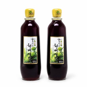 홍쌍리매실청 600ml 1+1(2병) 청매실원