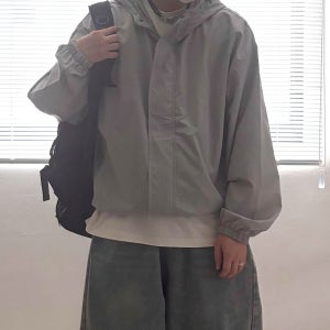 러닝바람막이 오버핏바람막이 레인자켓