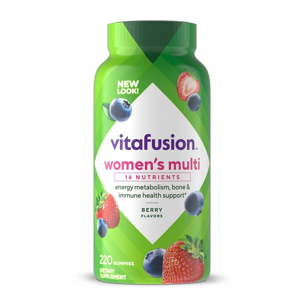 Vitafusion 비타퓨전 <b>우먼스 멀티비타민 구미</b> 여성 종합영양제 220정