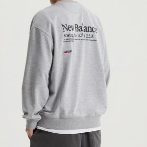 국내매장판 뉴발란스 UNI 에센셜 클래식 레터링 맨투맨 (3color) NBNCF41013