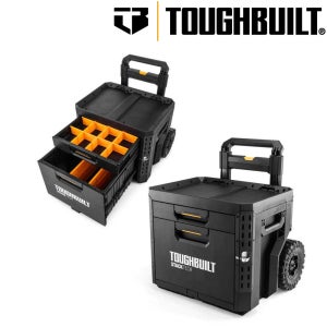 터프빌트 대리점 TB-B1-D-R92 스텍테크 2단 서랍 이동형 락킹 박스