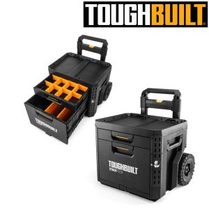 터프빌트 대리점 TB-B1-D-R92 스텍테크 2서랍 롤링 락킹 박스