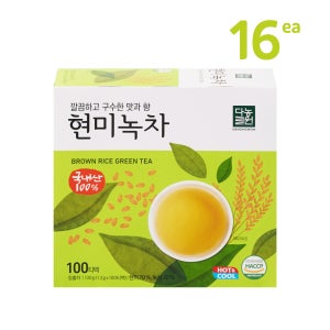 [본사직영]다농원 현미녹차 녹차티백 100개입, 16개