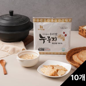 참좋은식품 바삭한톨 가마솥의 우리쌀 누룽지 200g, 10개