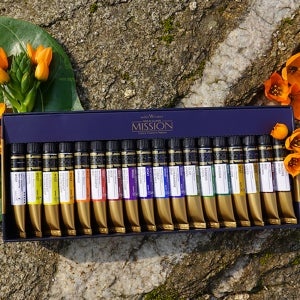 미젤로 미션 골드클래스 수채화물감 18색세트 7ml