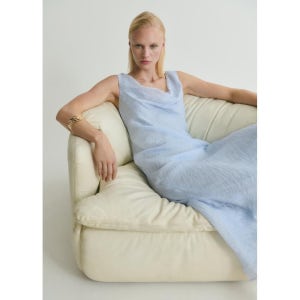 MANGO WOMAN 드레스 CEL Sky Blue 87009094