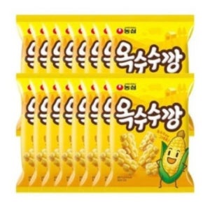 농심 옥수수깡 옥수수스낵 70g X 16개입