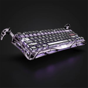 그라바스타 래피드트리거 자석축 키보드 75배열 V75 Pro 아이언퍼플, Jade 마그네틱 스위치