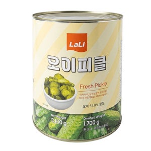 라리 오이피클 슬라이스 3.1kg 업소용 식당용 대용량