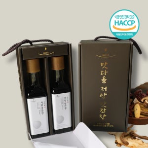 맛다올 저당 맛간장 선물세트 230g 2개입 국산콩 양조 프리미엄 답례