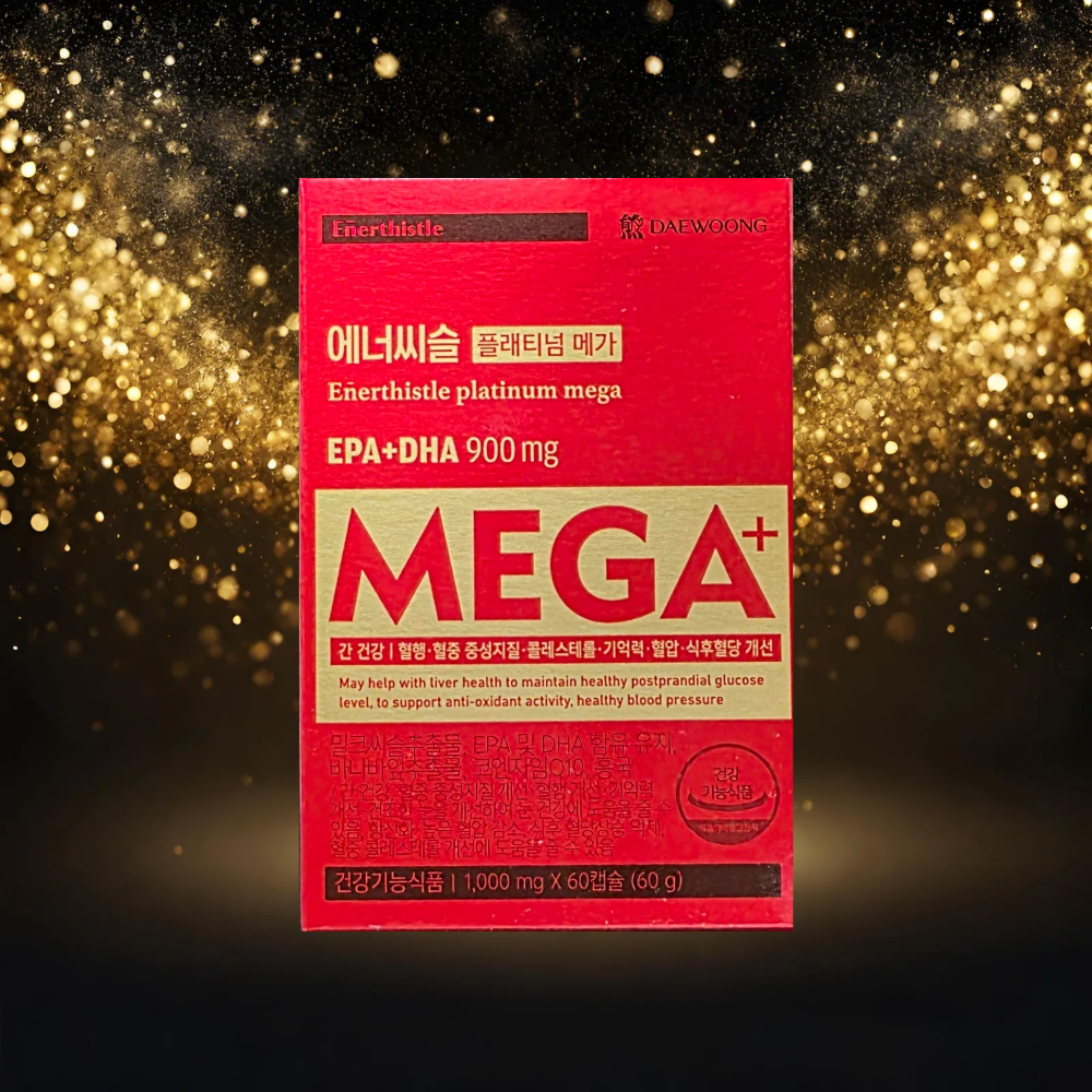대웅제약 에너씨슬 플래티넘 <b>메가</b> 1000mg X 60캡 5중케어