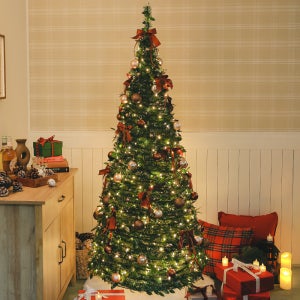 윈터스케치 원터치 팝업 크리스마스 트리 접이식 전구 풀세트 업다운 캐슬 그린 150cm