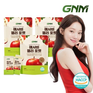 GNM 애사비 애플 사이다 비니거 사과 식초 젤리 포켓 14포 X 3봉