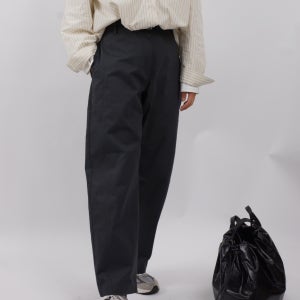 25가을 데일리룩 커브드팬츠 커브드면바지 편한바지