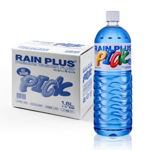 [레인플러스 pick] 사계절 차량용 워셔액 1.8L 6개입 1BOX 모든차종