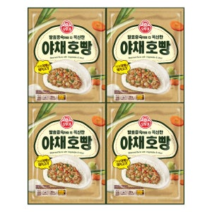 오뚜기 발효증숙 야채호빵 360g 4개