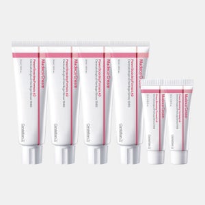 동국제약 센텔리안24 마데카크림 파워부스팅 포뮬러 어드밴스드50ml 4개+15ml 2개 / 세라마이드 비타민C 병풀크림 콜라겐 기미 잡티 멜라닌 주름개선 탄력 토닝에 도움