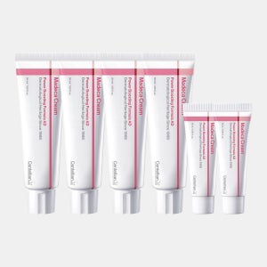 동국제약 센텔리안24 마데카크림 파워부스팅 포뮬러 어드밴스드50ml 4개+15ml 2개 / 세라마이드 비타민C 병풀크림 콜라겐 기미 잡티 멜라닌 주름개선 탄력 토닝에 도움