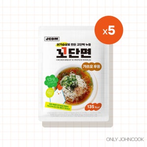 JCDM 꼬단면 가쓰오 우동 262g, 5개